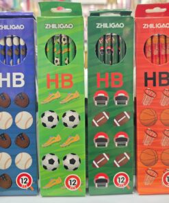 Newly Football Shape Pencil 12pcs