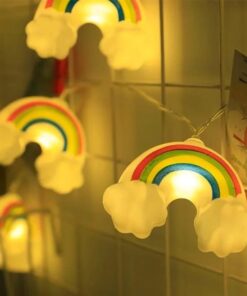 LED String Rainbow Cloud Light