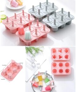 Silicone ice lolly mold