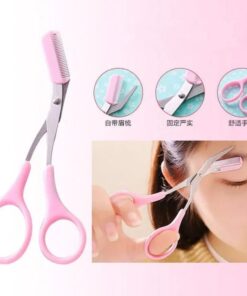 Stainless steel women's eyebrow scissors 3pcs