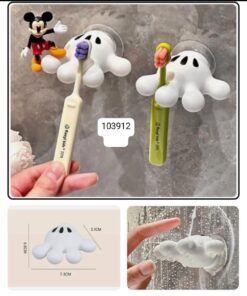 Toothbrush Holder Palm Cute  Towel Suction 3pcs