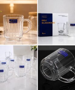 6 PCs Delisoga Mug Set