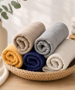 Natural Bamboo Fiber Cloth Durable Cleaning Towel  ( Pack of 18)
