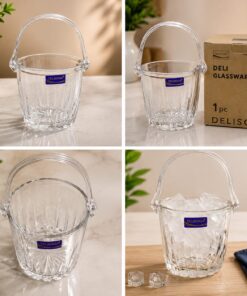 Delisoga Multipurpose Glass Ice Bucket 620 ml