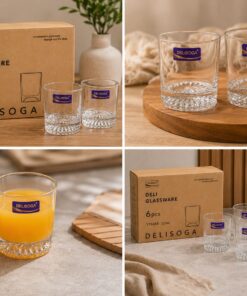6pcs Glass Set Deli Soga