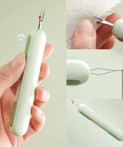 2 IN 1 Needle Threaders Sewing Seam Rippers Stitching Remover 2pcs