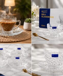 12 Pcs Cup & Saucer Set