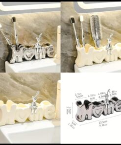 Ceramic brush holder