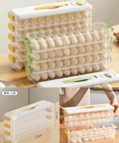 3 layer dumpling storage box