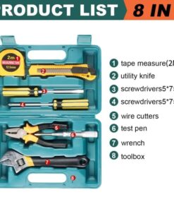 8 PCS Professional Tool Set with Storage Box