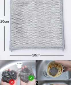 Wire cleaning cloth pack of 30
