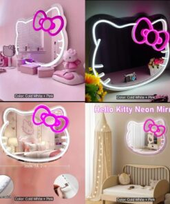 LED mirror hello kitty