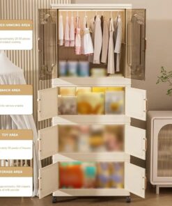 Foldable Clothes Storage Cabinet